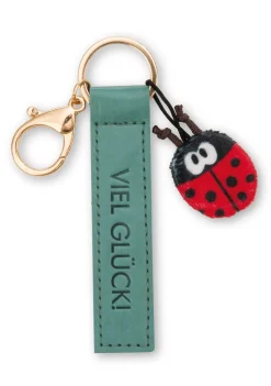 Keyholder "Viel Glück!" ladybird