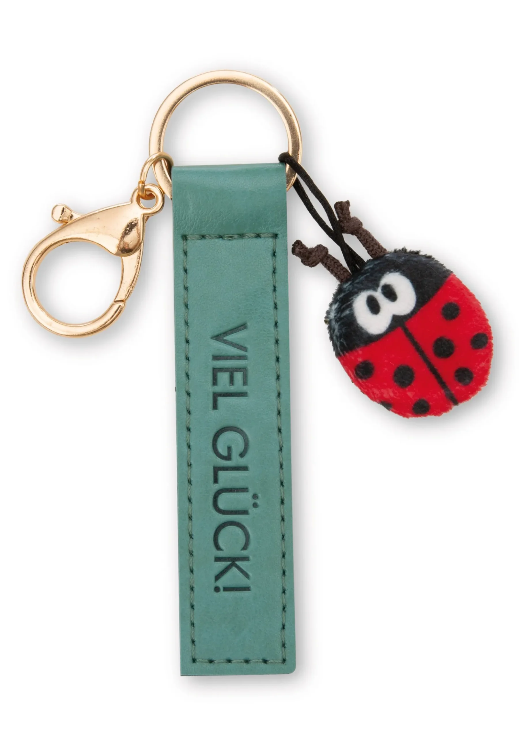 Keyholder "Viel Glück!" ladybird