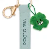 Keyholder "Viel Glück!" cloverleaf