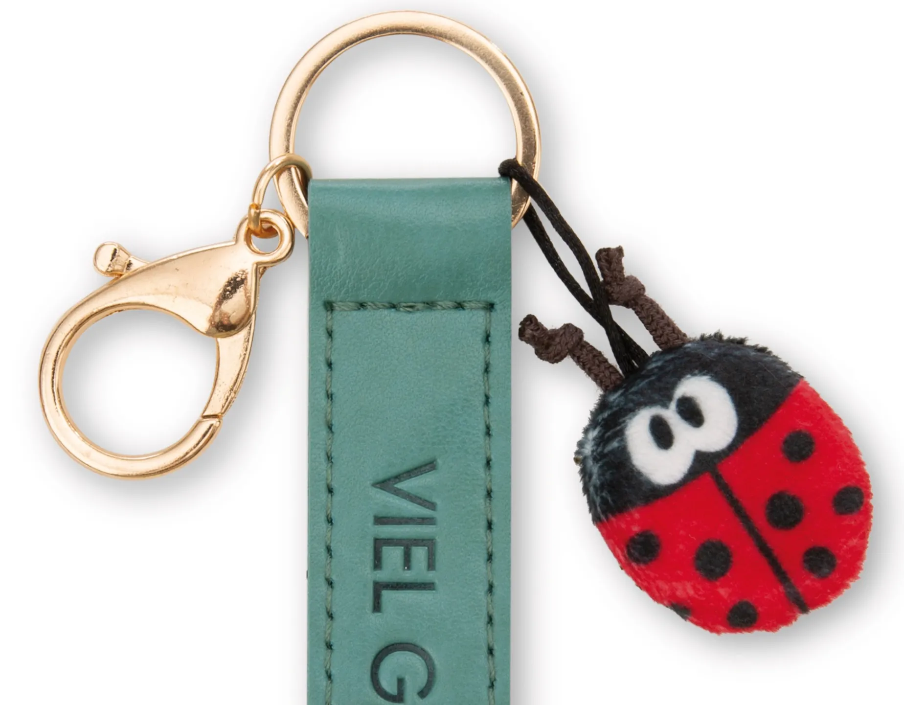 Keyholder "Viel Glück!" ladybird