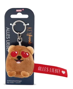 Keyholder Red bear "Alles Liebe!"