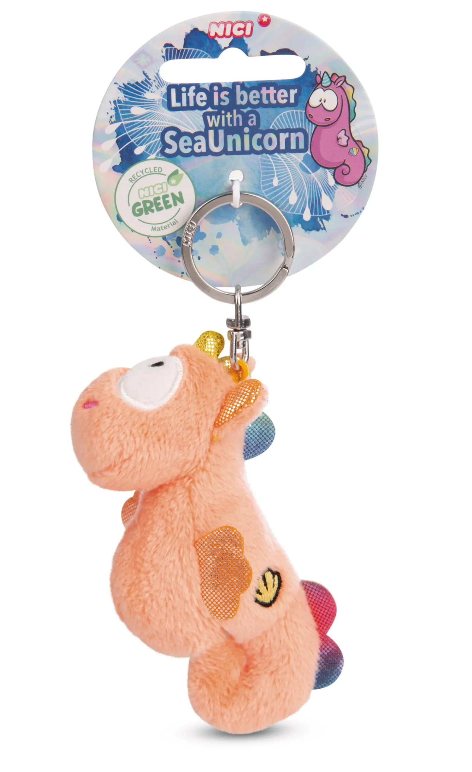 Keyholder Seahorse Laguna Rainbow NICI GREEN