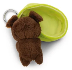 Keyholder Sleeping Pets Dark Brown Dog NICI GREEN