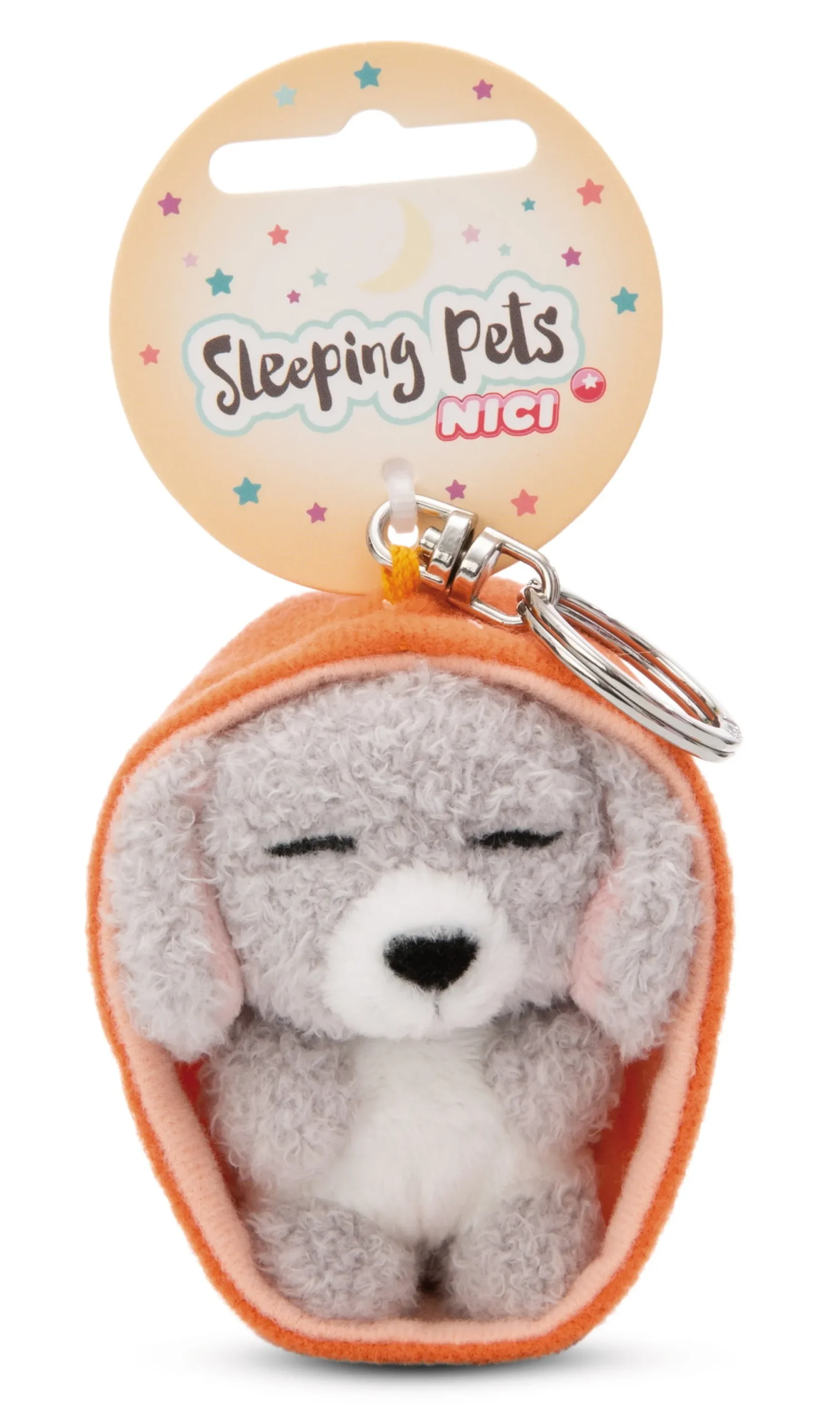 Keyholder Sleeping Pets Grey Poodle NICI GREEN