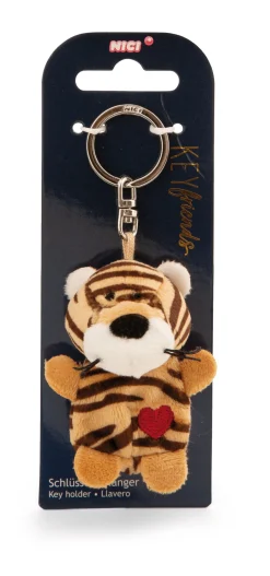 Keyholder tiger with heart