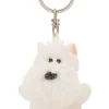 Keyholder White dog with heart