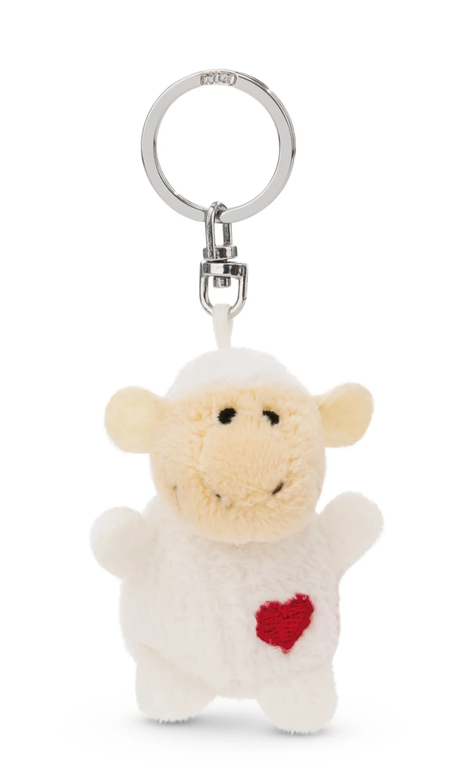 Keyholder White sheep with heart