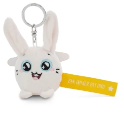 Keyholder Yellow rabbit "Bin immer bei dir!"