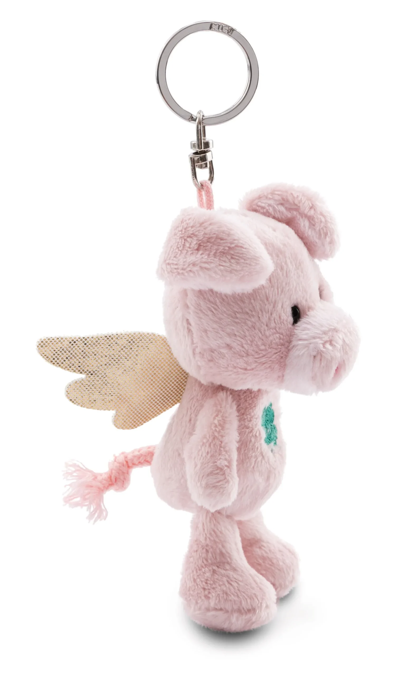 Keyholder Your Guardian Angel Pig w. clover leaf