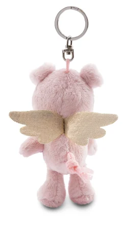 Keyholder Your Guardian Angel Pig w. clover leaf