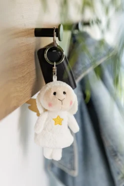 Keyholder Your Guardian Angel Sheep w. star