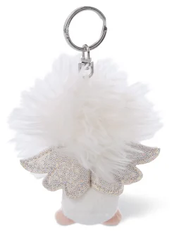 Keyring guardian angel with symbol horseshoe