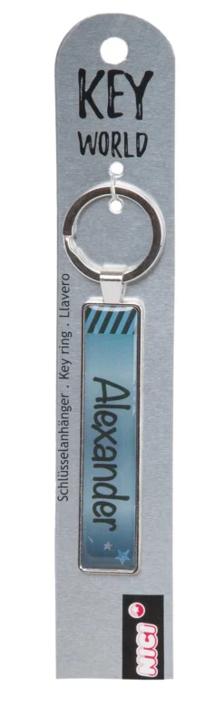 Keyring Key World 'Alexander'