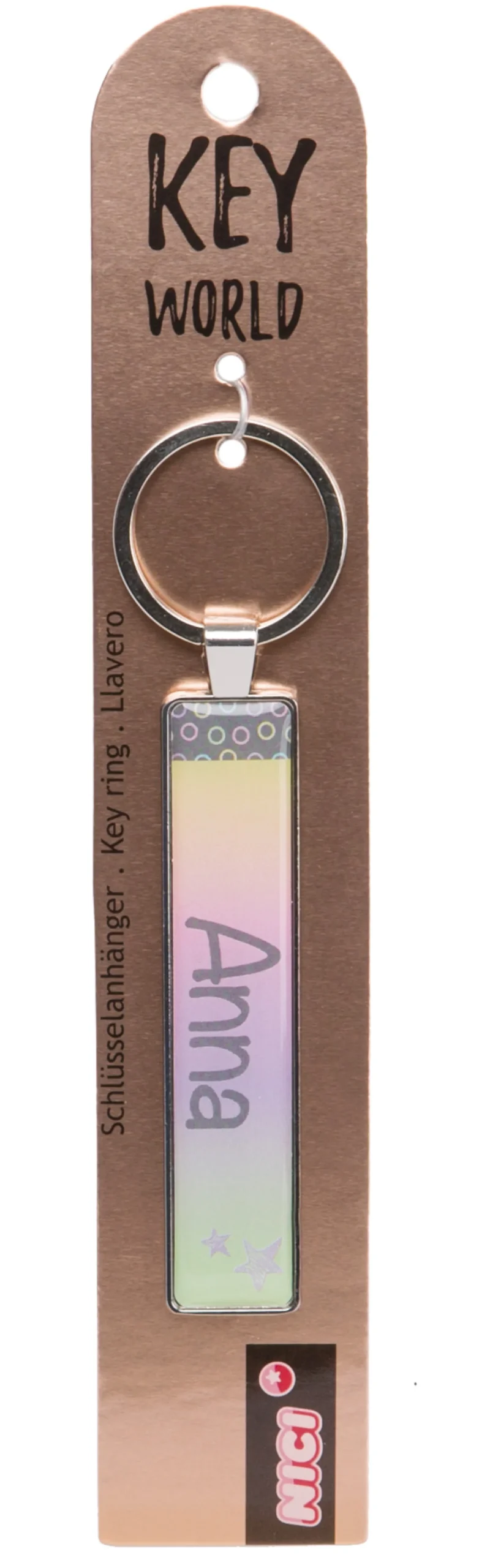 Keyring Key World 'Anna'