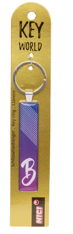 Keyring Key World 'B'
