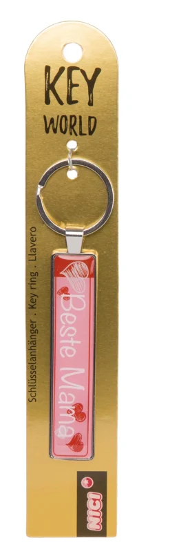 Keyring Key World 'Beste Mama'