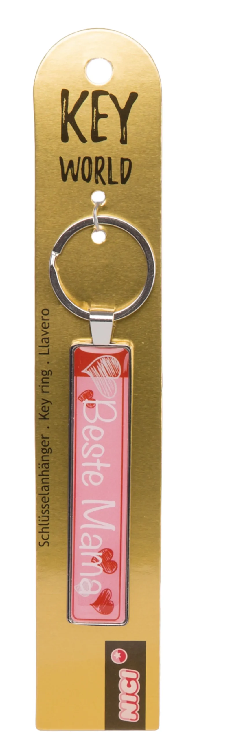 Keyring Key World 'Beste Mama'