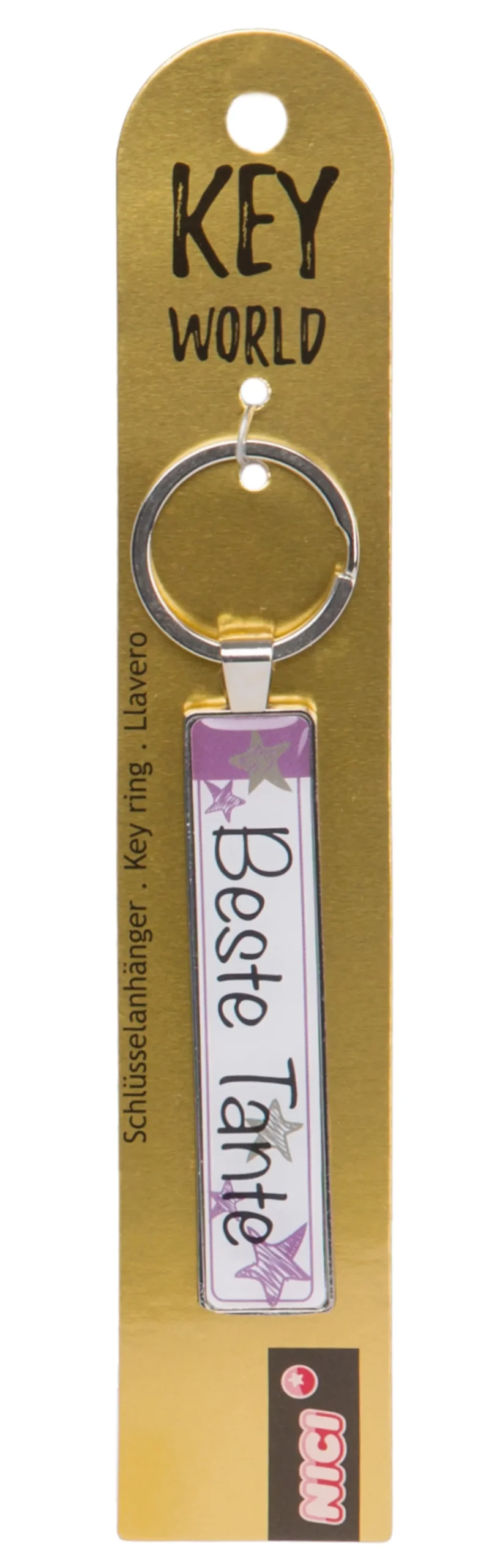 Keyring Key World 'Beste Tante'