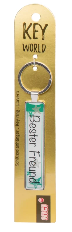 Keyring Key World 'Bester Freund'