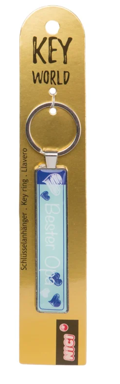 Keyring Key World 'Bester Opa'
