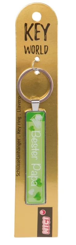Keyring Key World 'Bester Papa'