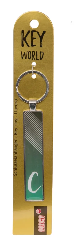 Keyring Key World 'C'