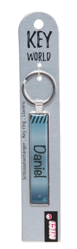 Keyring Key World 'Daniel'