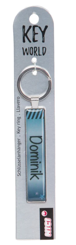 Keyring Key World 'Dominik'