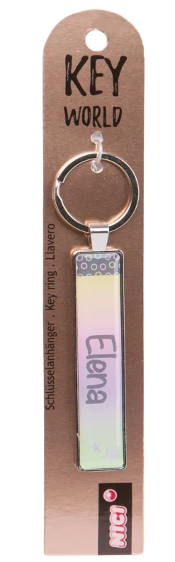 Keyring Key World 'Elena'