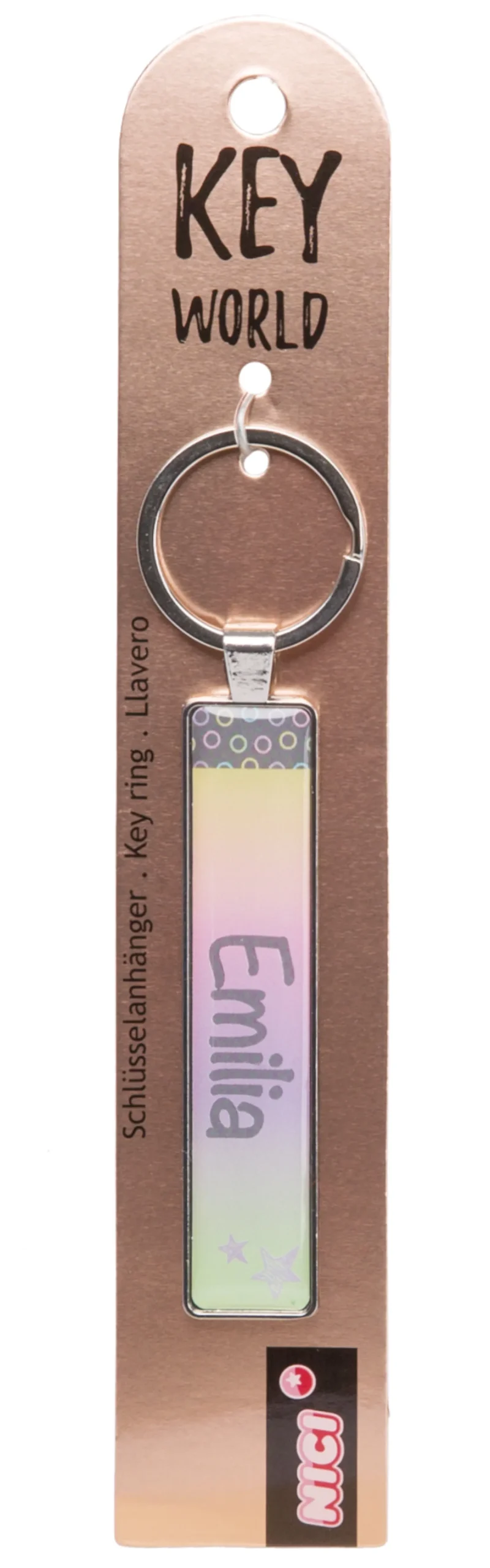 Keyring Key World 'Emilia'