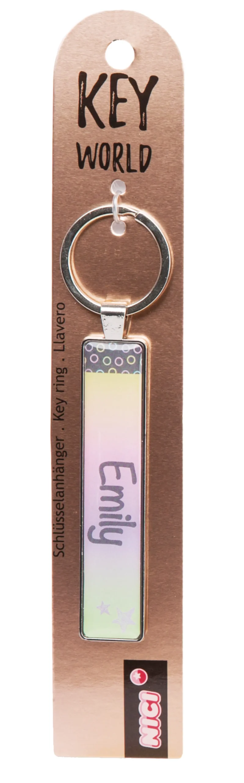Keyring Key World 'Emily'
