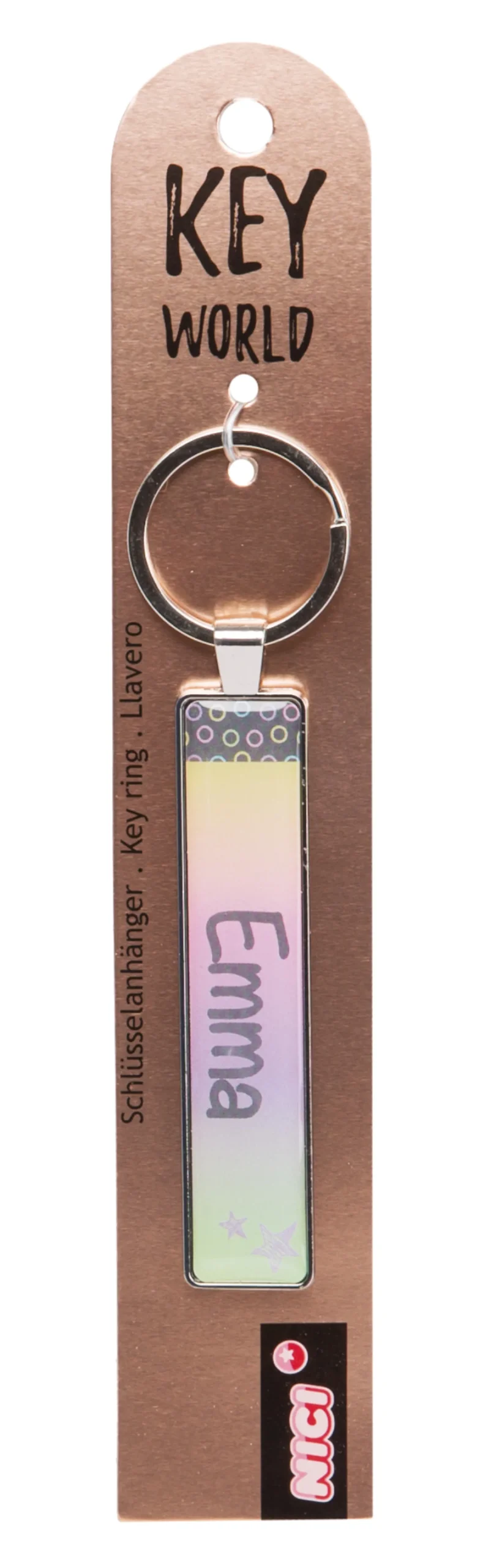 Keyring Key World 'Emma'