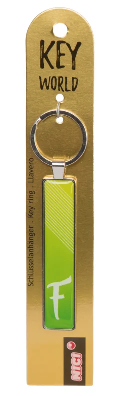 Keyring Key World 'F'