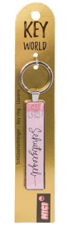 Keyring Key World 'guardian angel'