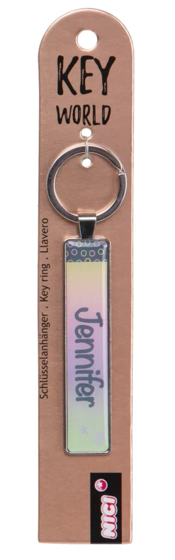 Keyring Key World 'Jennifer'