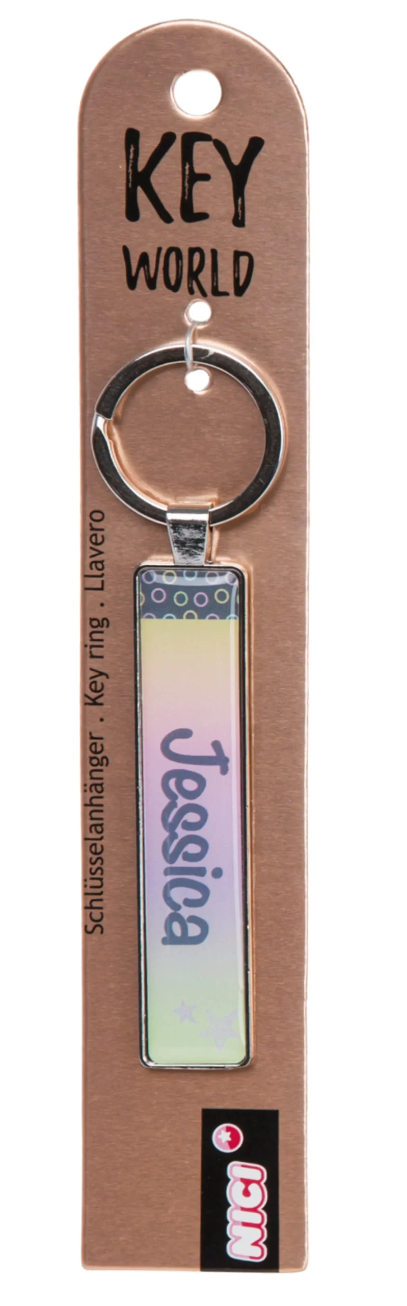 Keyring Key World 'Jessica'