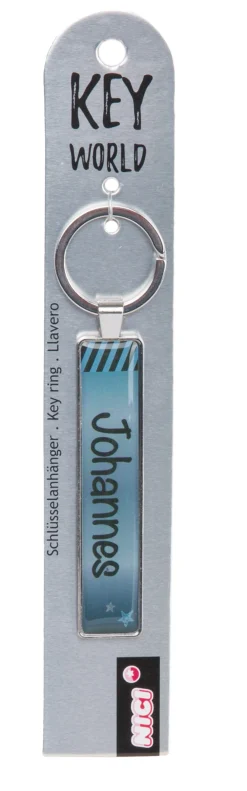 Keyring Key World 'Johannes'