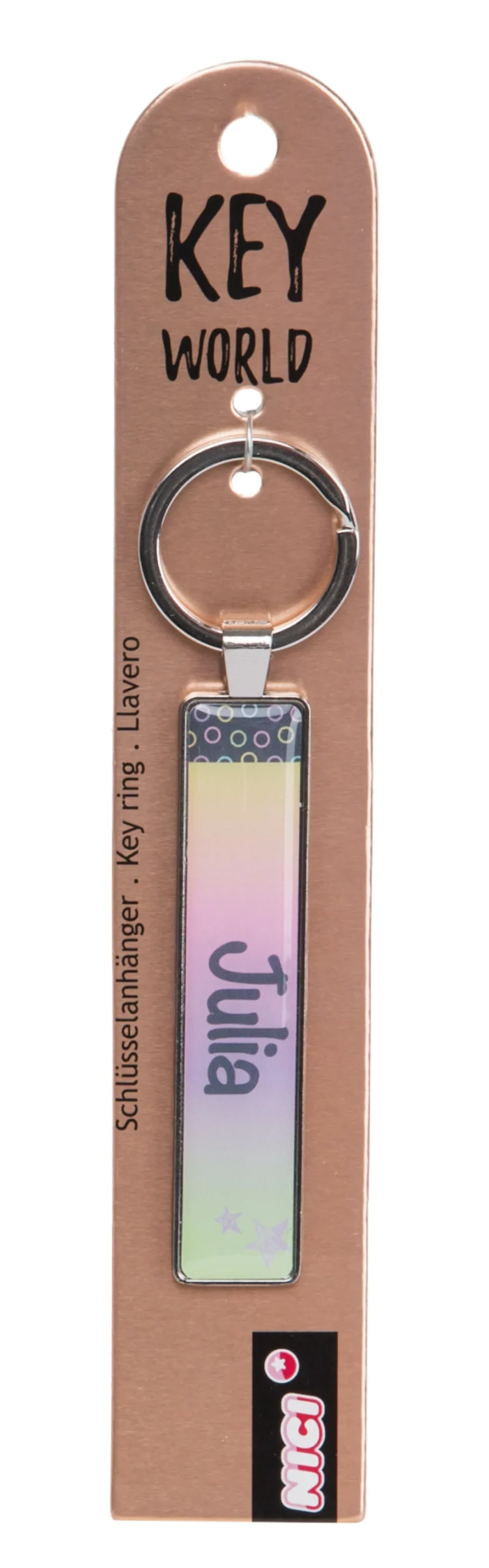 Keyring Key World 'Julia'