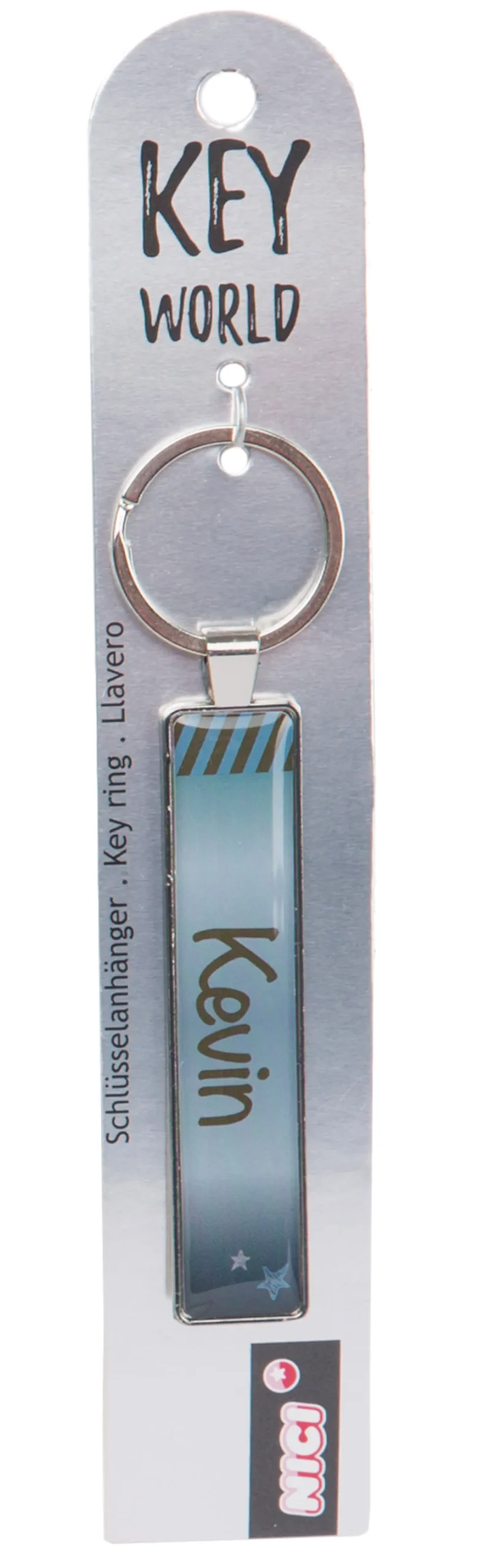 Keyring Key World 'Kevin'