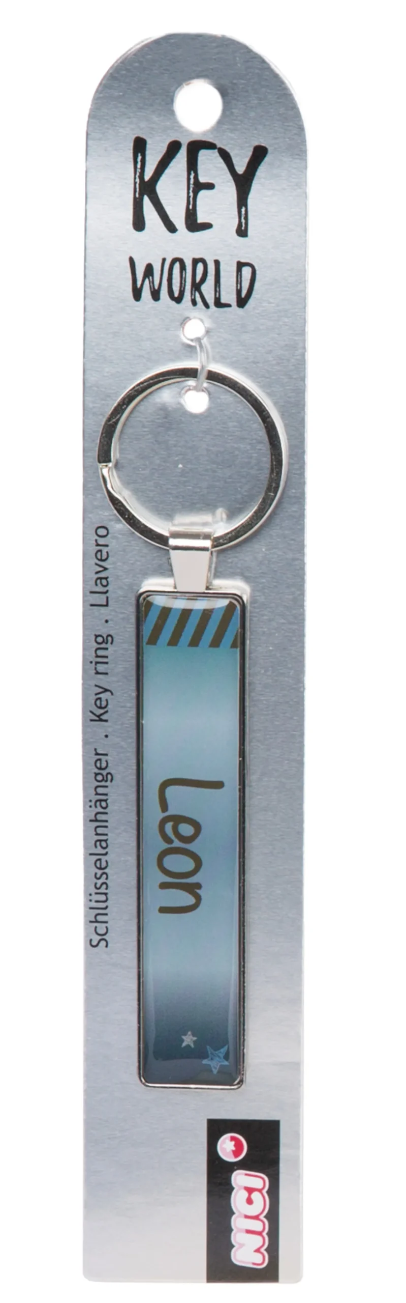 Keyring Key World 'Leon'