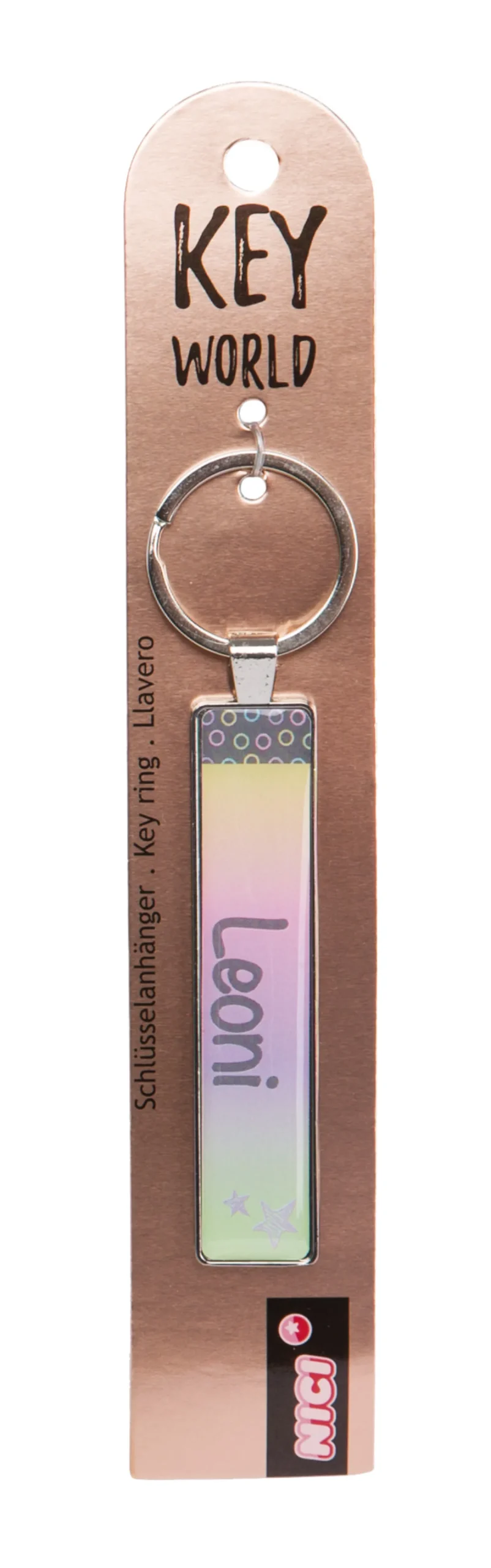 Keyring Key World 'Leoni'