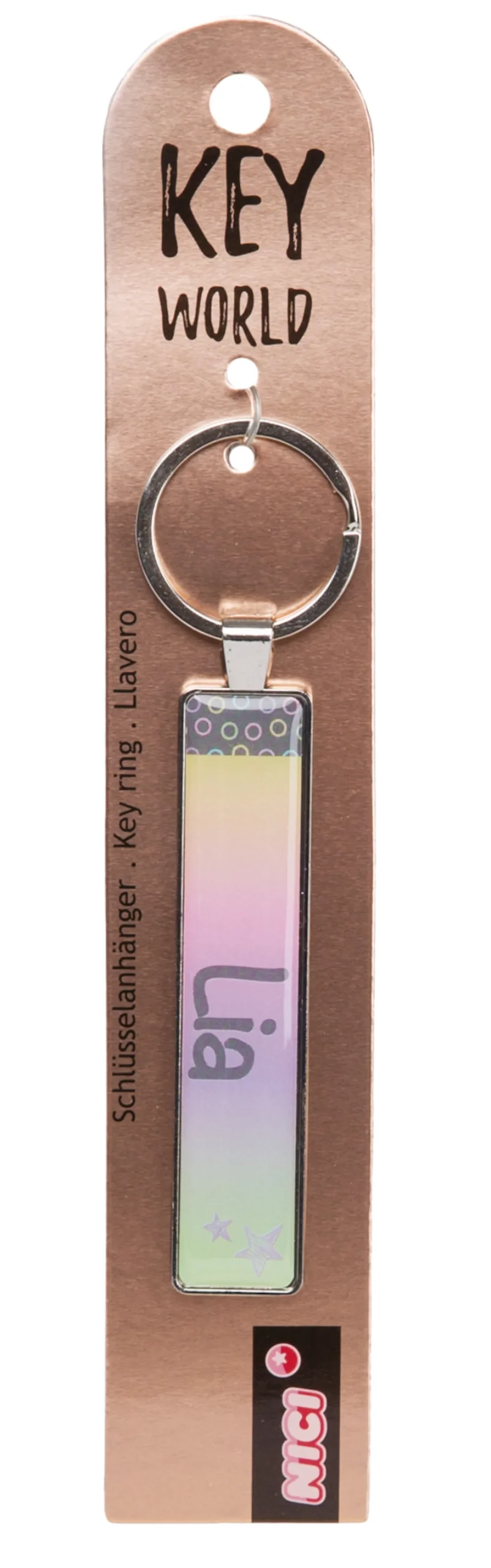 Keyring Key World 'Lia'