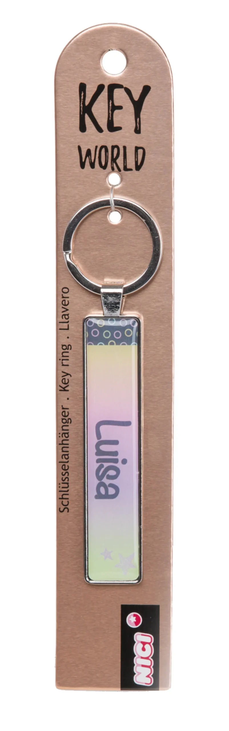 Keyring Key World 'Luisa'