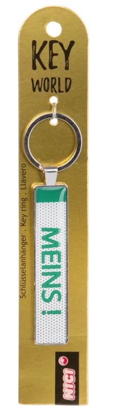 Keyring Key World 'Meins'