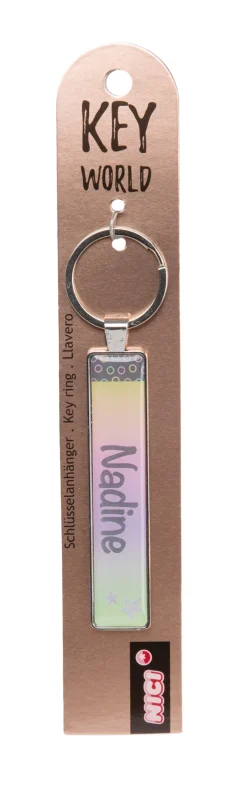 Keyring Key World 'Nadine'