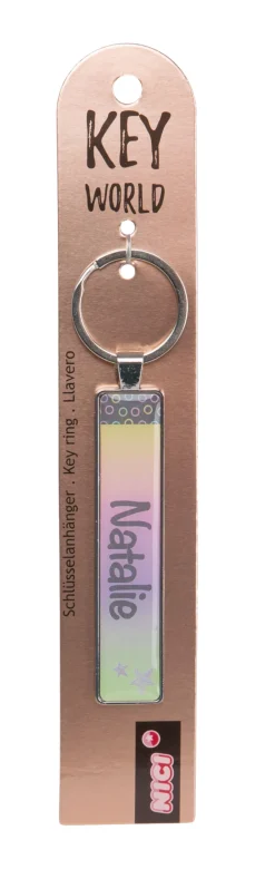 Keyring Key World 'Natalie'