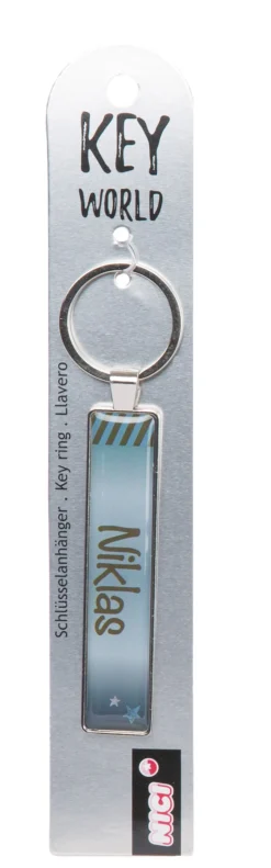 Keyring Key World 'Niklas'