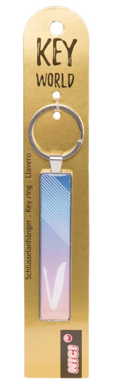 Keyring Key World 'V'