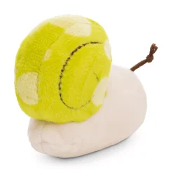 Kuscheltier Grüne Schnecke m. Botschaft "Have a slow day"