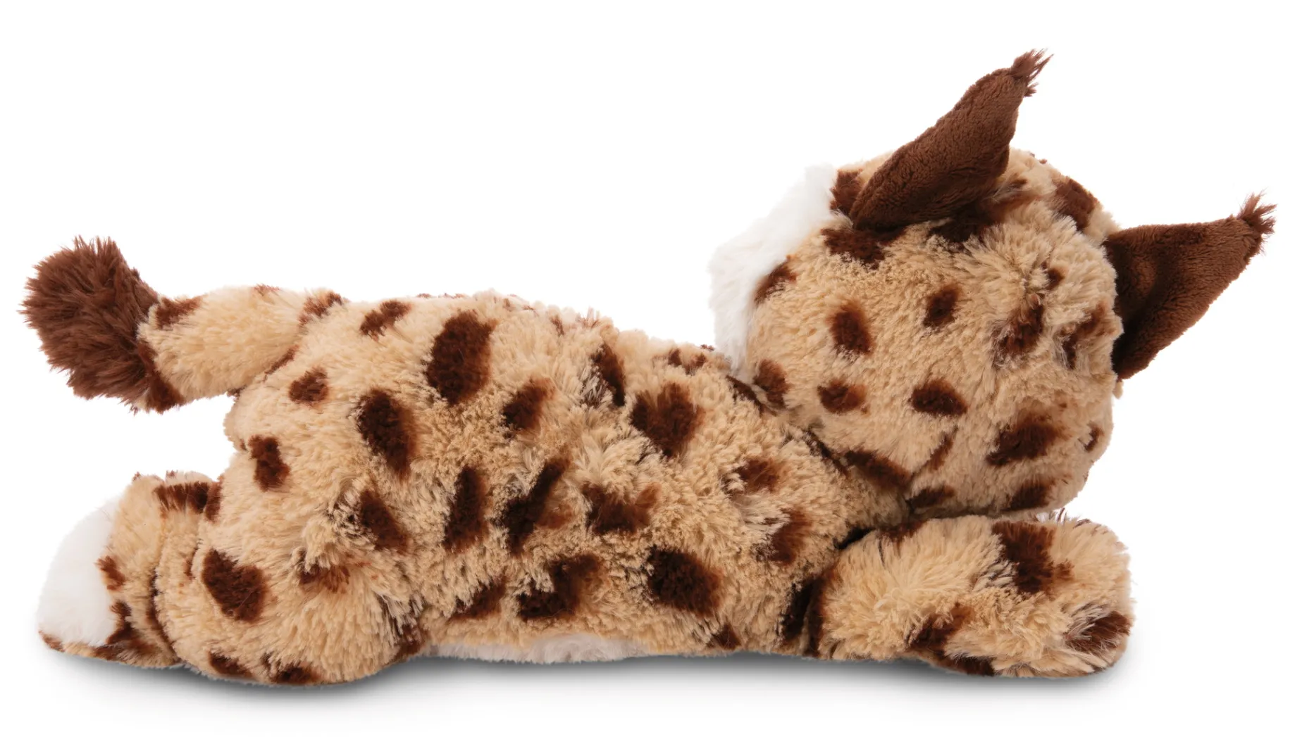 Lying Soft Toy Lynx Mum & Kid NICI GREEN
